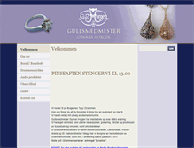 Tablet Screenshot of gullsmedhorgen.no